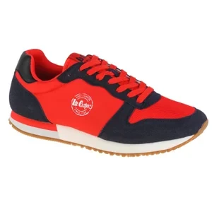 Lee Cooper LCW-22-31-0854M, Męskie, Czerwone, buty sneakers, tkanina, rozmiar: 45