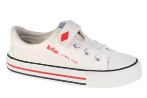 Lee Cooper LCW-22-44-0804K, Dla chłopca, Białe, trampki, tkanina, rozmiar: 31