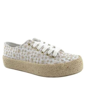 Lee Cooper LCW-25-08-3648L damskie trampki espadryle białe