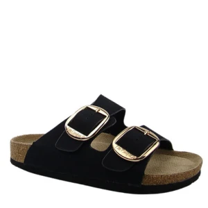 Lee Cooper LCW-25-35-3486 klapki damskie skórzane medyczne czarne
