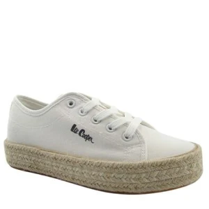 Lee Cooper LCW-25-44-3217L damskie trampki espadryle białe