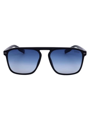 Lee Cooper Okulary przeciwsłoneczne unisex w kolorze czarno-niebieskim rozmiar: 51
