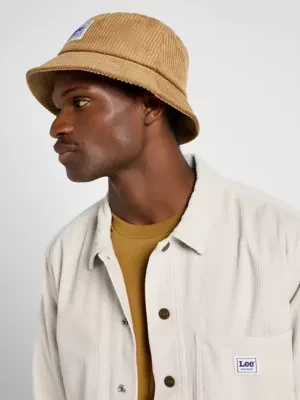 Lee Corduroy Workwear Bucket Hat Glazed Ginger