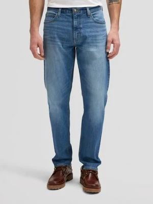 Lee David Selvedge Denim Regular Tapered Jean Blue Force Size 38x32