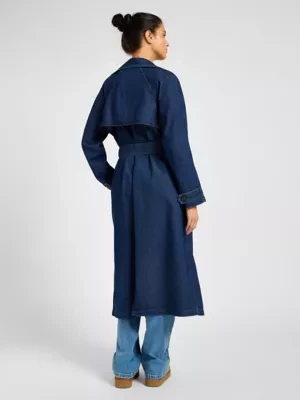 Lee Denim Trench Coat Home Bound Size