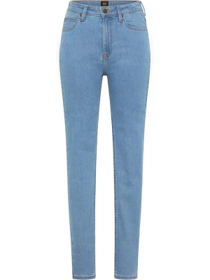 Lee Dżinsy "Scarlett" - Skinny fit - w kolorze błękitnym rozmiar: W26 / L31