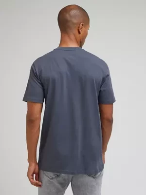 Lee Essential Short Sleeve Tee Dusty Navy Size