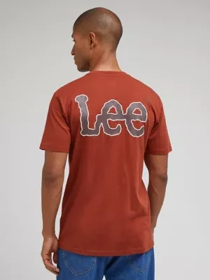 Lee Essential Short Sleeve Tee Sweet Maple Size