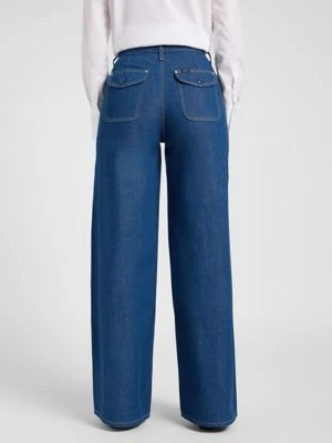 Lee Flap Pocket Stella Wide Leg Jean Bask In It Size 33x33