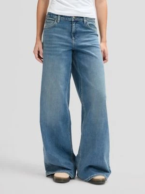 Lee Hope Mid Rise Baggy Jean Icy Layers Size 33x33