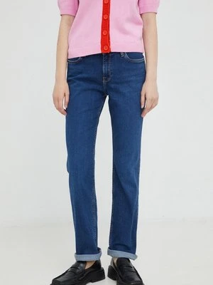 Lee jeansy Marion Straight Clear Indigo damskie medium waist