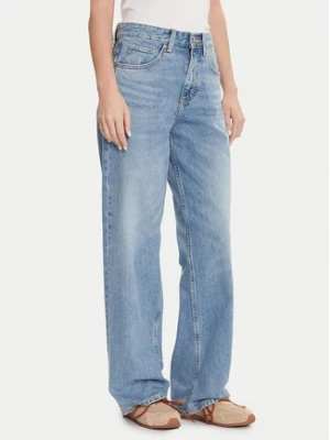 Lee Jeansy Rider 112365089 Niebieski Wide Leg