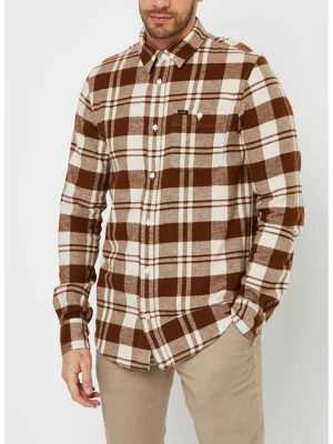 Lee Koszula - Regular fit - w kolorze biało-jasnobrązowym rozmiar: 3XL