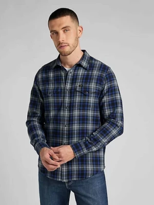 Lee Koszula - Regular fit - w kolorze niebiesko-czarnym rozmiar: L