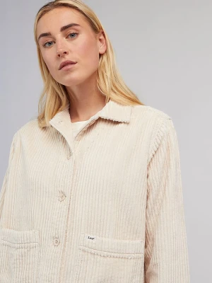 Lee Koszula sztruksowa w kolorze kremowym rozmiar: L