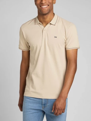 Lee Koszulka polo w kolorze beżowym rozmiar: XL