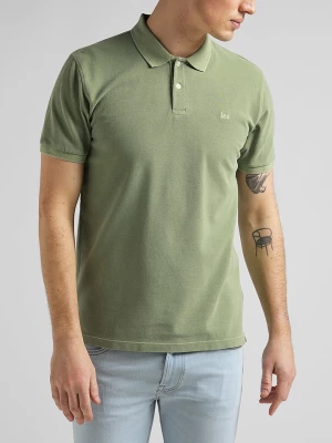 Lee Koszulka polo w kolorze zielonym rozmiar: S