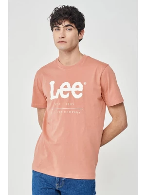 Lee Koszulka w kolorze brzoskwiniowym rozmiar: S