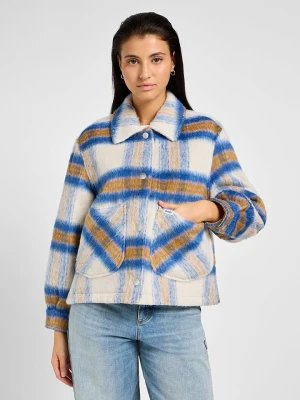 Lee Kurtka koszulowa w kolorze kremowo-niebiesko-musztardowym rozmiar: XS