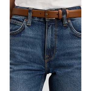 Lee Leather Belt Dark Brown