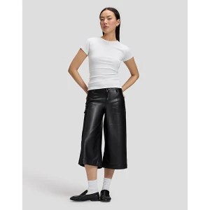 Lee Loose Mid Rise Culotte Short Black