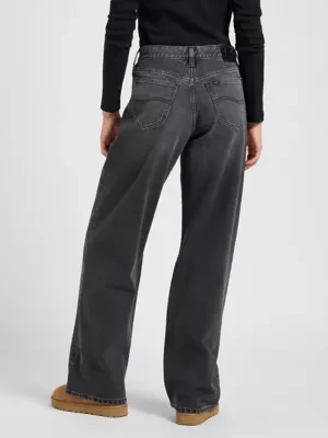 Lee Low Slung Slouch Jean Charred Black Size 33x33