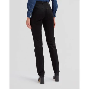 Lee Marion Straight Jean Black Rinse Size 36x33