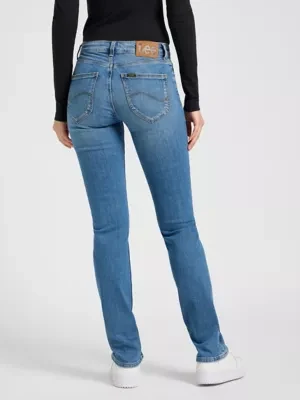 Lee Marion Straight Jean Cyber Blue Size 36x33