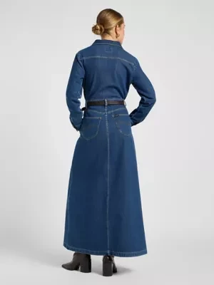Lee Maxi Denim Utility Dress Time Of Our Life Size