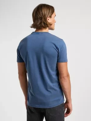 Lee Medium Logo Tee Orion Blue Size