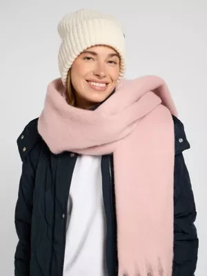 Lee Oversized Beanie Ecru Size