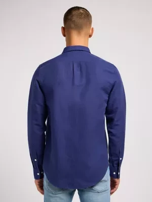 Lee Patch Shirt Medieval Blue Size