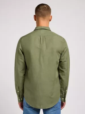 Lee Patch Shirt Olive Grove Size