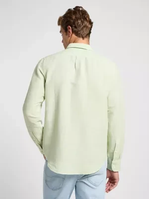 Lee Patch Shirt Soft Sage Size