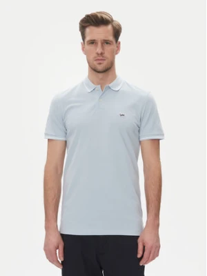 Lee Polo Pique 112363784 Błękitny Regular Fit