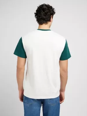 Lee Raglan Varsity Tee Evergreen Size