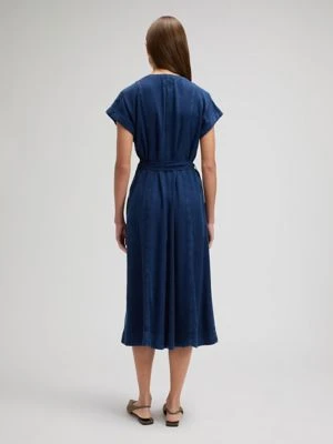 Lee Regular Belted Midi Dress Sunset Ride Size