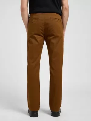 Lee Regular Chino Pant Quail Brown Size 38x34