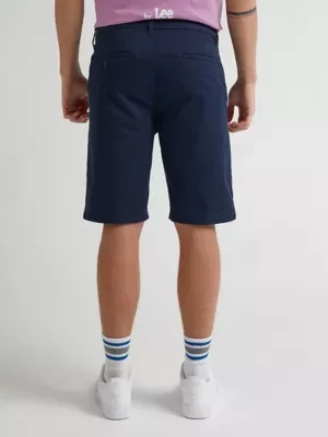 Lee Regular Chino Short Deep Navy Size