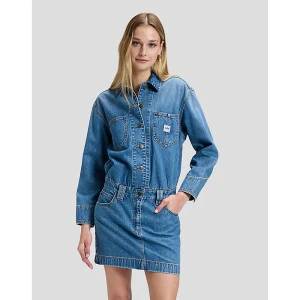 Lee Regular Chore Mini Dress Snow Lodge