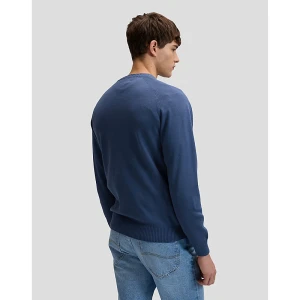 Lee Regular Clean Raglan Sweater Academy Blue Size