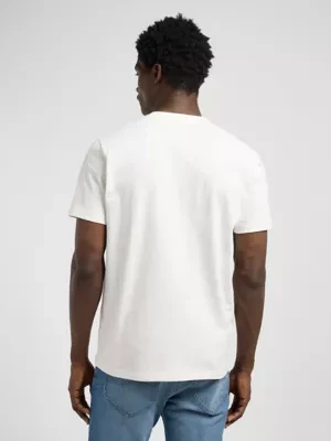 Lee Regular Elevated Essential Logo Tee Ecru Size