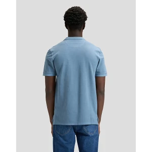 Lee Regular Garment Dye Polo Dustier Blue Size