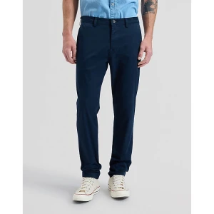 Lee Regular Lightweight Chino Trousers Rivet Navy Size 38x32