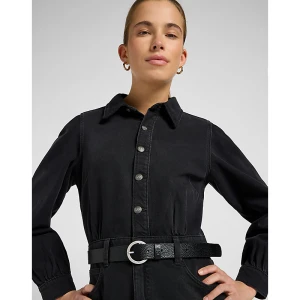 Lee Regular Long Sleeve Dress Dark Memory Size