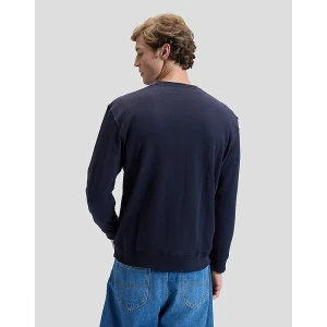 Lee Regular Patch Crew Sweatshirt Midnight Navy Size