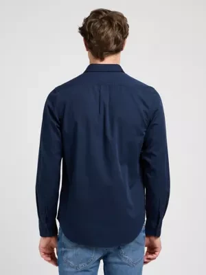Lee Regular Patch Shirt Rivet Navy Size