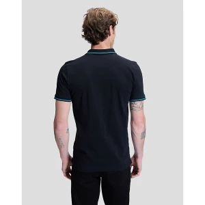 Lee Regular Pique Polo Black Size