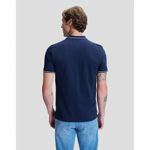 Lee Regular Pique Polo Navy Size