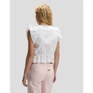 Zdjęcie produktu Lee Regular Ruffle Sleeve Shirt Bright White